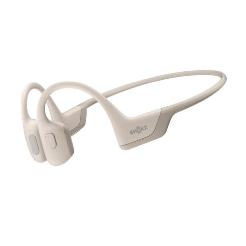 Shokz Openrun Pro Premium Bone Conduction Open-ear Sport Headphones - Beige