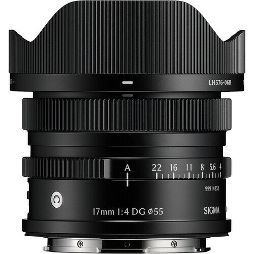 Sigma 17mm F4 DG Contemporary Lens - Black - L-Mount