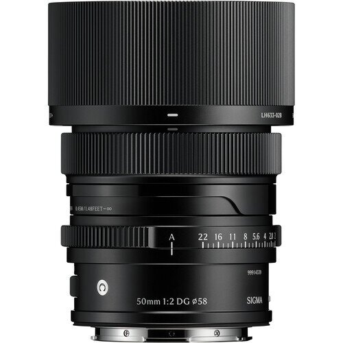 Sigma 50mm F2 DG Contemporary Lens - L-Mount - Black