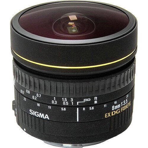 Sigma 8mm F3.5 EX DG Circular Fisheye Lens - Nikon