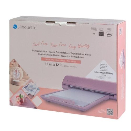 Silhouette Electrostatic Mat - 12 x 12 - Pink