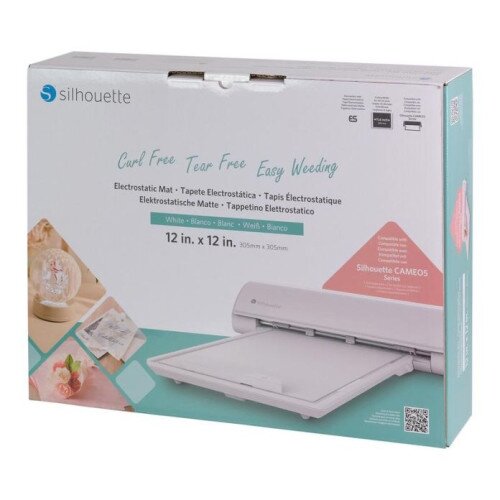 Silhouette Electrostatic Mat - 12 x 12 - White