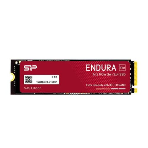Silicon Power Endura E60 NAS TLC NVMe PCIe Gen3x4 M.2 2280 Internal Solid State Drive