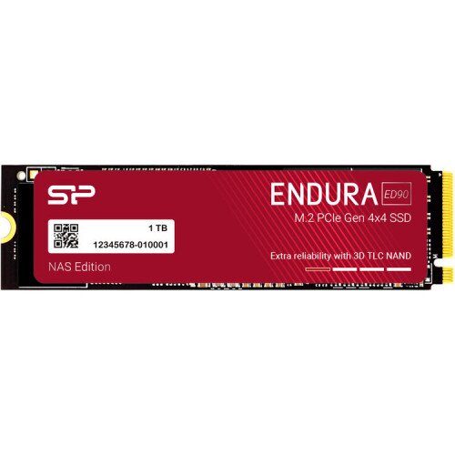 Silicon Power Endura ED90 NAS TLC PCIe NVMe Gen4x4 M.2 2280 Internal Solid State Drive