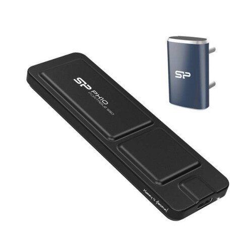 Silicon Power PX10 USB-C 3.2 Gen 2 External Portable Solid State Drive - Black - 4TB