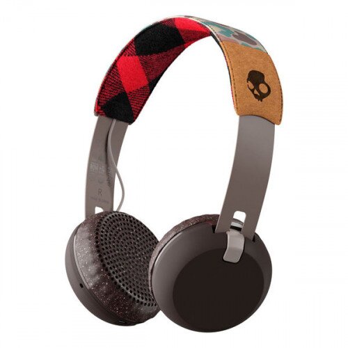 Skullcandy Grind Wireless Headphones - Gray/Plaid