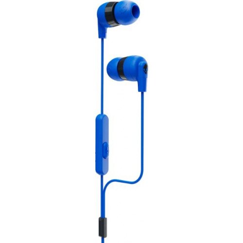 Skullcandy Ink'd+ Earbuds with Microphones - Cobalt Blue