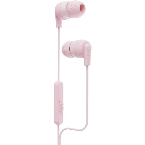 Skullcandy Ink'd+ Earbuds with Microphones - Faded Pink