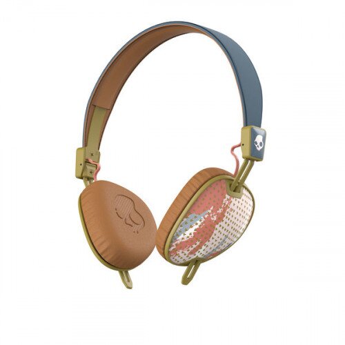 Skullcandy Knockout Women's Headphones - Gray/Coral