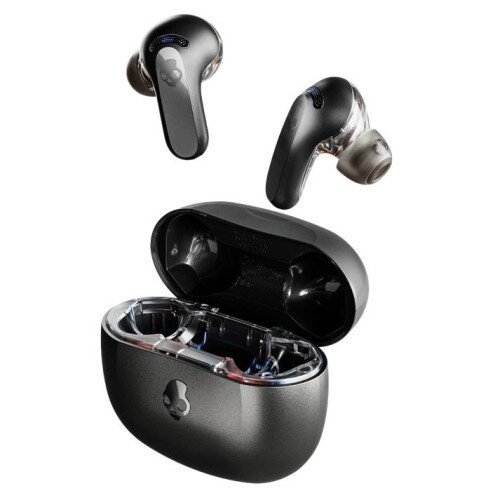 Skullcandy Rail ANC True Wireless Earbuds With Active Noise Canceling - True Black