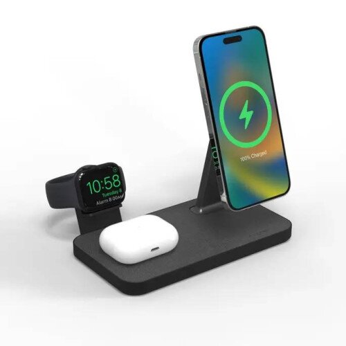 mophie Snap+ 3-in-1 Wireless Charging Stand