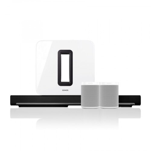 Sonos 5.1 Surround Sound Package with Playbar and One - White