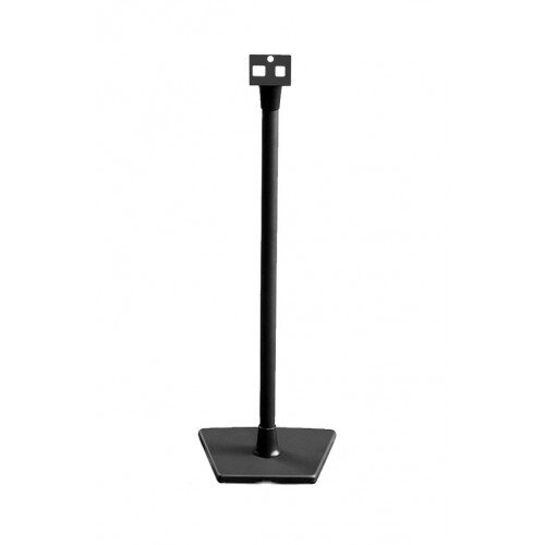 SANUS Adjustable Height Wireless Speaker Stands designed for SONOS ONE, Play:1, and Play:3 - Black