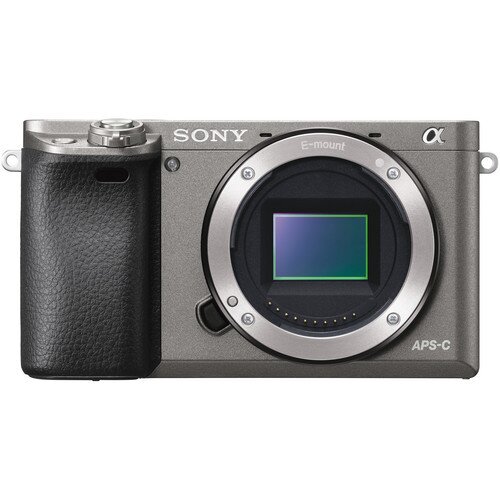 Sony α6000 E-Mount Camera with APS-C Sensor - Body Only - Gray