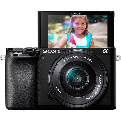 Sony Alpha 6100 APS-C Mirrorless Digital Camera with 16-50mm Lens