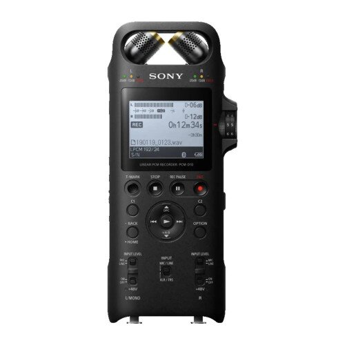 Sony PCM-D10 High-Resolution Digital Audio Recorder with 3-way Adjustable Microphones