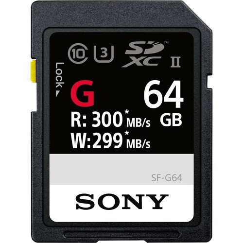 Sony SF-G Series UHS-II SD Memory Card - 64GB