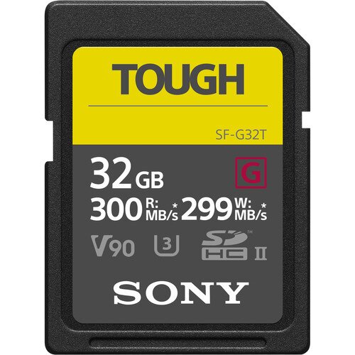 Sony SF-G Tough Series UHS-II SD Memory Card - 32GB