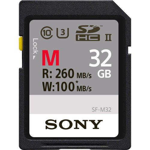 Sony SF-M Series UHS-II SD Memory Card