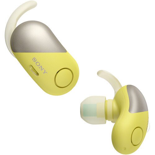 Sony SP700N Wireless-Noise Canceling Sports Headphones - Yellow
