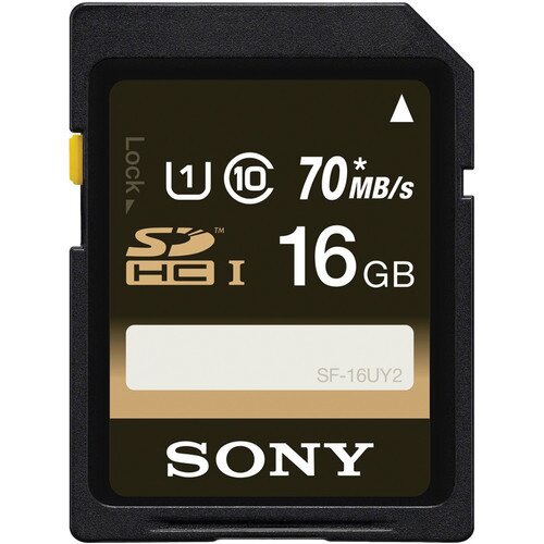 Sony UHS-I Class 10 SDXC/SDHC Memory Card SF-UY2 Series - 16GB