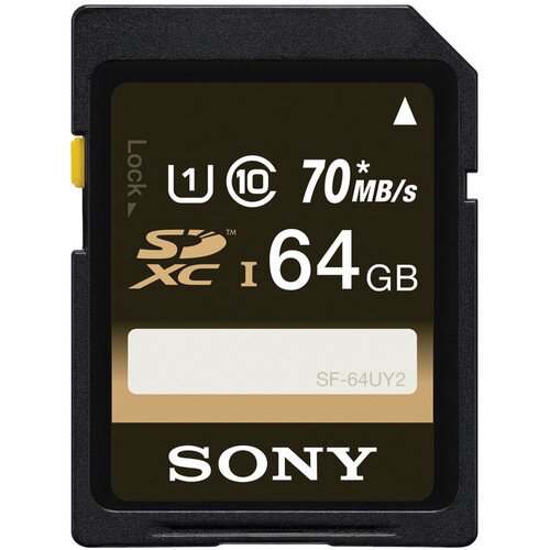 Sony UHS-I Class 10 SDXC/SDHC Memory Card SF-UY2 Series - 64GB