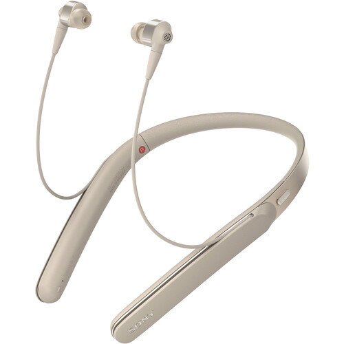 Sony WI-1000X Wireless Noise Canceling In-Ear Headphones - Gold