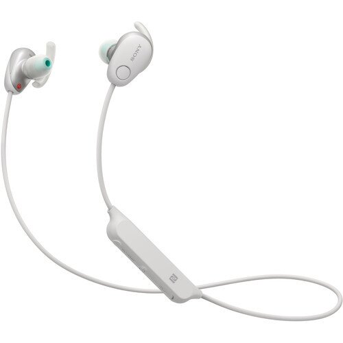 Sony WI-SP600N Sports Wireless Noise Canceling In-Ear Headphones - White
