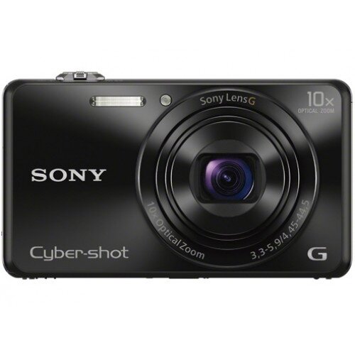 Sony WX220 Compact Camera with 10x Optical Zoom - Black