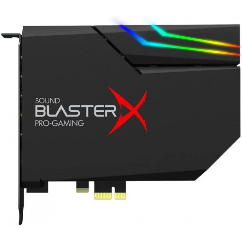 Creative Labs Sound BlasterX AE-5 Hi-Resolution PCIe Gaming Sound Card and DAC with RGB Aurora Lighting System