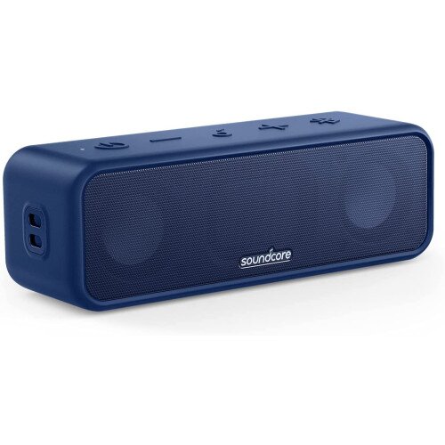Soundcore 3 Waterproof Bluetooth Speaker - Blue