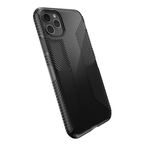 Speck Presidio Perfect-Clear with Grips iPhone 11 Pro Max Case - Obsidian