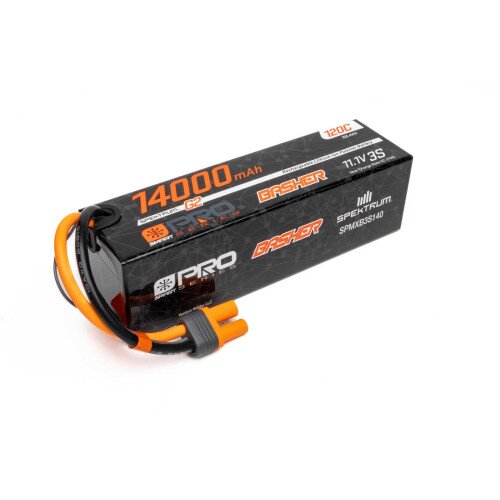 Spektrum 11.1V 14000mAh 3S 120C Smart G2 Pro Basher LiPo: IC5