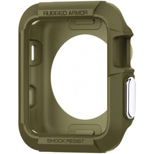 Spigen Apple Watch Series 3/2/1 (42mm) Case Rugged Armor - Olive Green