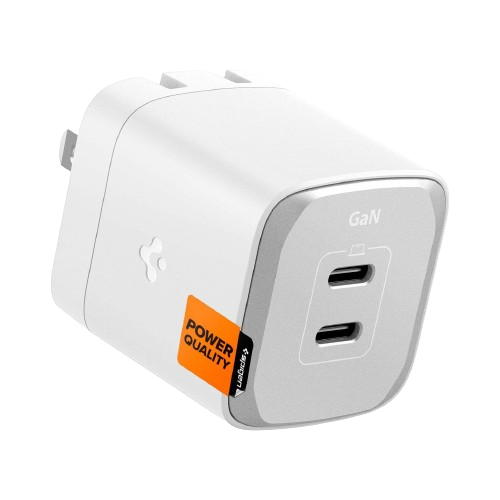 Spigen ArcStation Pro GaN Dual Port 45W USB-C Wall Charger