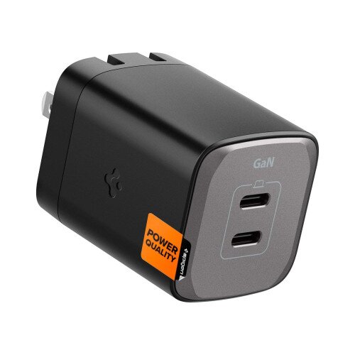 Spigen ArcStation Pro GaN Dual Port 65W USB-C Wall Charger