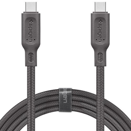 Spigen DuraSync USB-C to USB-C 2.0 Cable - Gunmetal