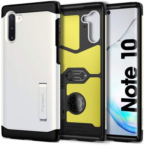 Spigen Galaxy Note 10 Case Tough Armor - Glow White