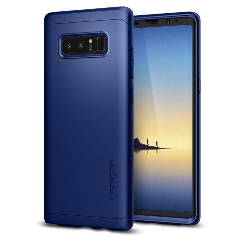 Spigen Galaxy Note 8 Case Thin Fit 360 - Deep Sea Blue