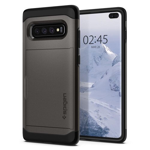 Spigen Galaxy S10 Plus Slim Armor CS Case - Gunmetal