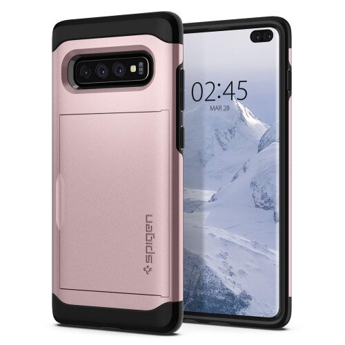 Spigen Galaxy S10 Plus Slim Armor CS Case - Rose Gold