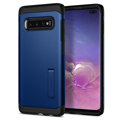 Spigen Galaxy S10 Plus Tough Armor Case - Prism Blue