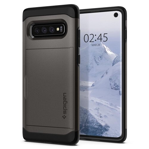 Spigen Galaxy S10 Slim Armor CS Case - Gunmetal