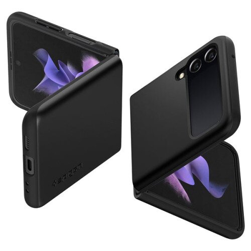 Spigen Galaxy Z Flip 3 Case Thin Fit - Black