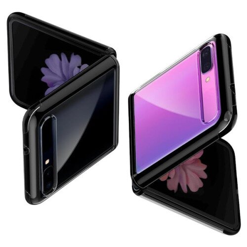 Spigen Galaxy Z Flip Case Ultra Hybrid - Midnight Black
