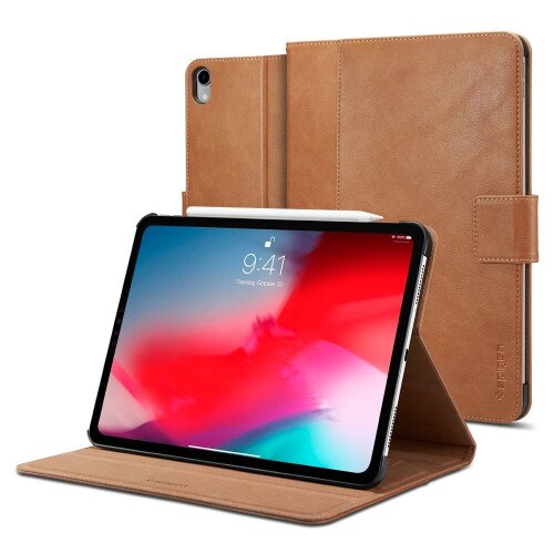 Spigen iPad Pro 11" (2018) Case Stand Folio - Brown