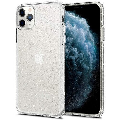 Spigen iPhone 11 Pro Max Case Liquid Crystal Glitter - Crystal Quartz