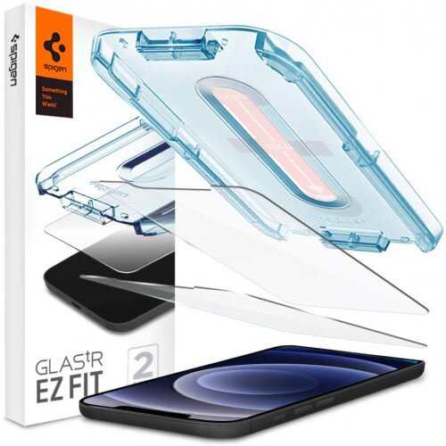 Spigen iPhone 12 / iPhone 12 Pro Screen Protector EZ FIT GLAS.tR Slim