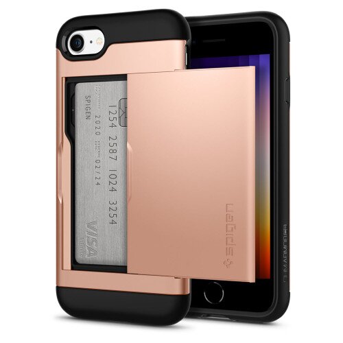 Spigen iPhone SE (2022 / 2020) Case Slim Armor CS - Blush Gold