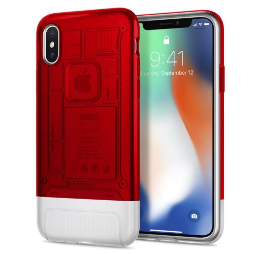 Spigen iPhone X Case Classic C1 - Ruby
